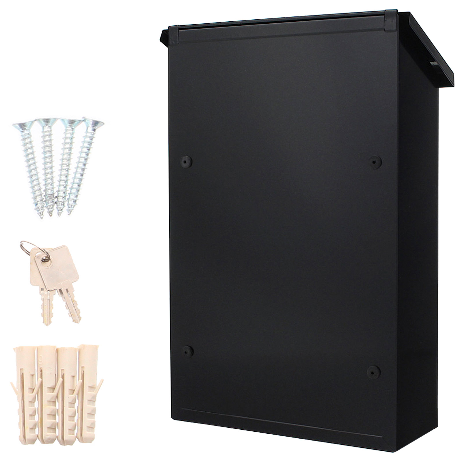 rottner-briefkasten-61108-parma-anthrazit-t03402_zubehoer1 Rottner Briefkasten Parma schwarzgrau