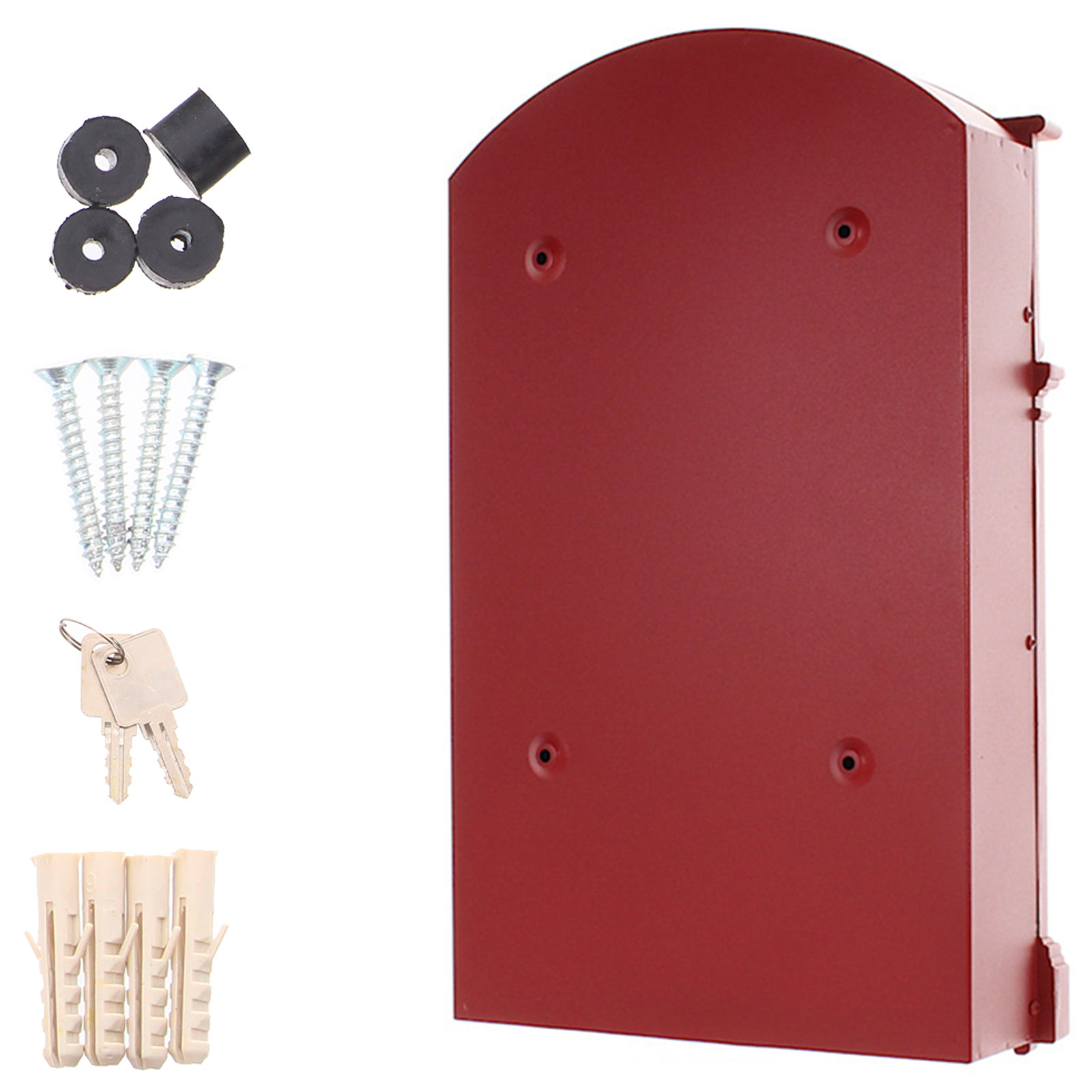 rottner-briefkasten-ashford-rot-t05376_zubehoer2 Rottner Briefkasten Ashford rot