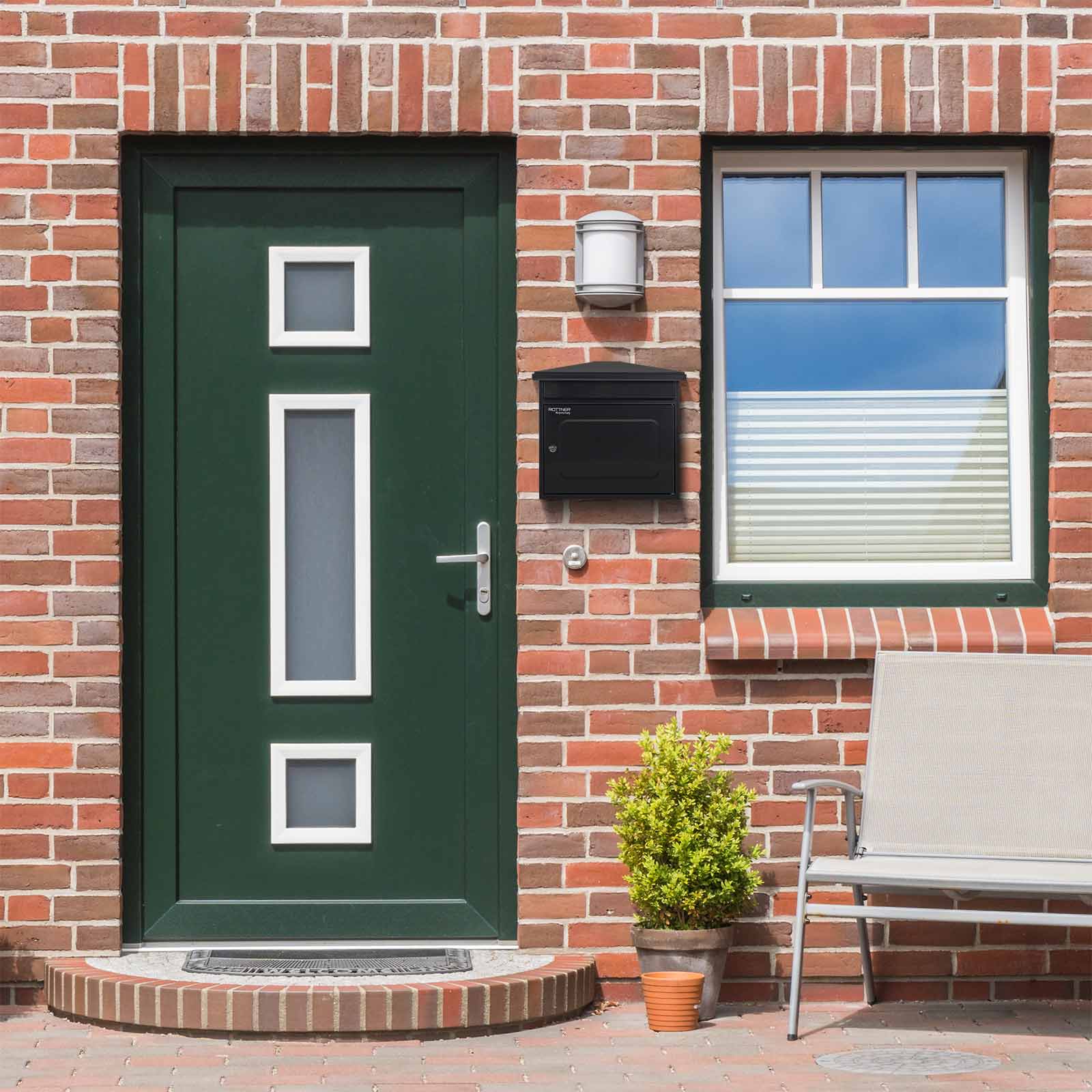 rottner-briefkasten-woerthersee-schwarzgrau-t00178_anwenderbild Rottner Briefkasten Wörthersee schwarzgrau