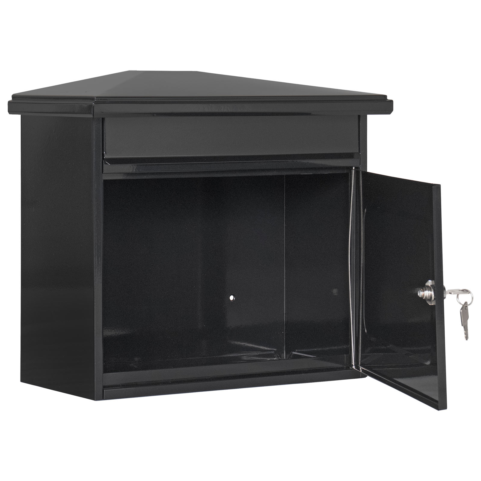 rottner-briefkasten-woerthersee-schwarzgrau-t00178_offen Rottner Briefkasten Wörthersee schwarzgrau