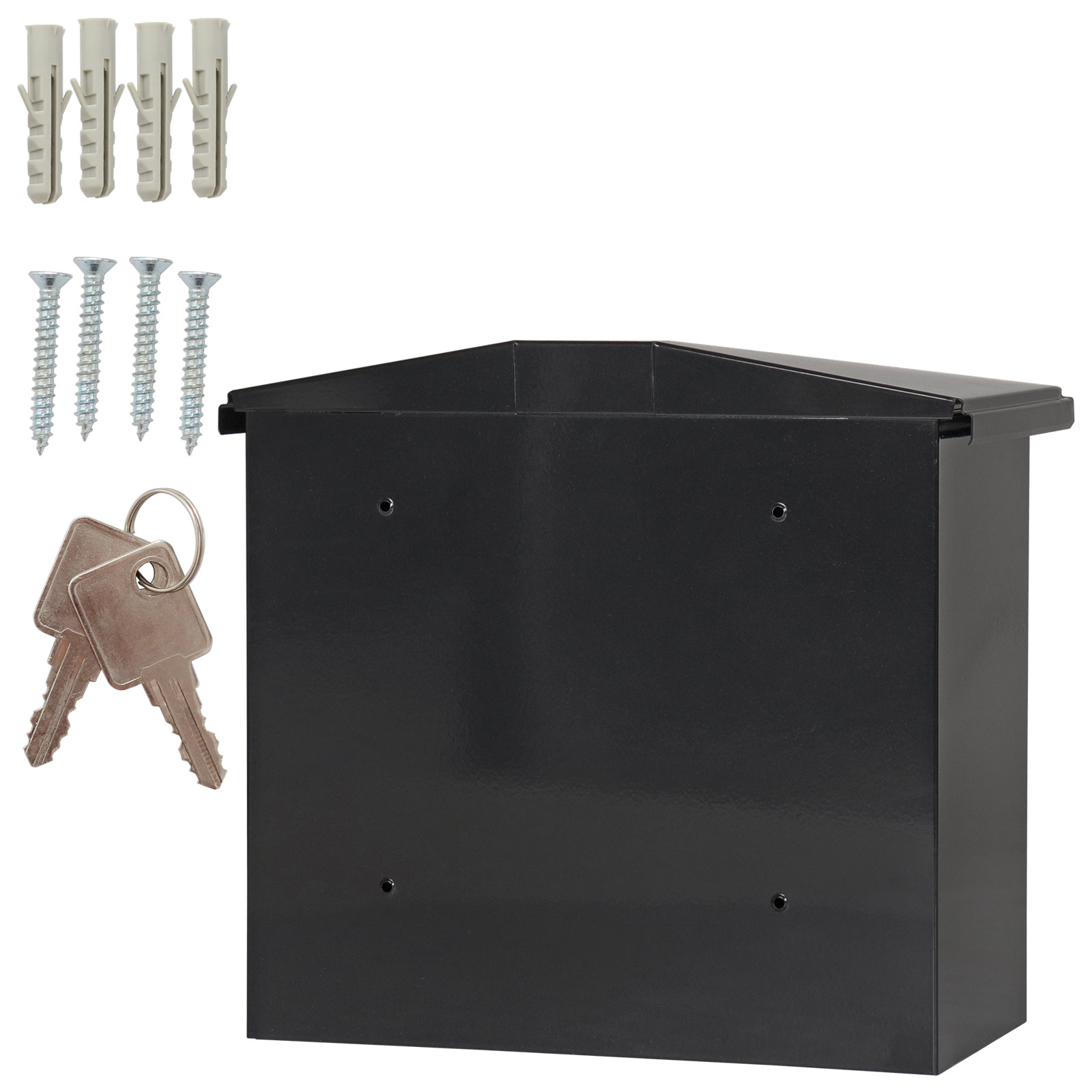 rottner-briefkasten-woerthersee-schwarzgrau-t00178_zubehoer Rottner Briefkasten Wörthersee schwarzgrau