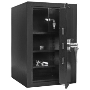 Rottner Wertschutzschrank EN1 Monaco 65 Doppelbartschloss schwarz