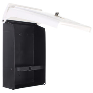 Rottner Kunststoff Briefkasten Posta schwarz weiß