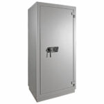 Rottner Wandtresor EN1 Stone SE 120 Premium Doppelbartschloss weißaluminium