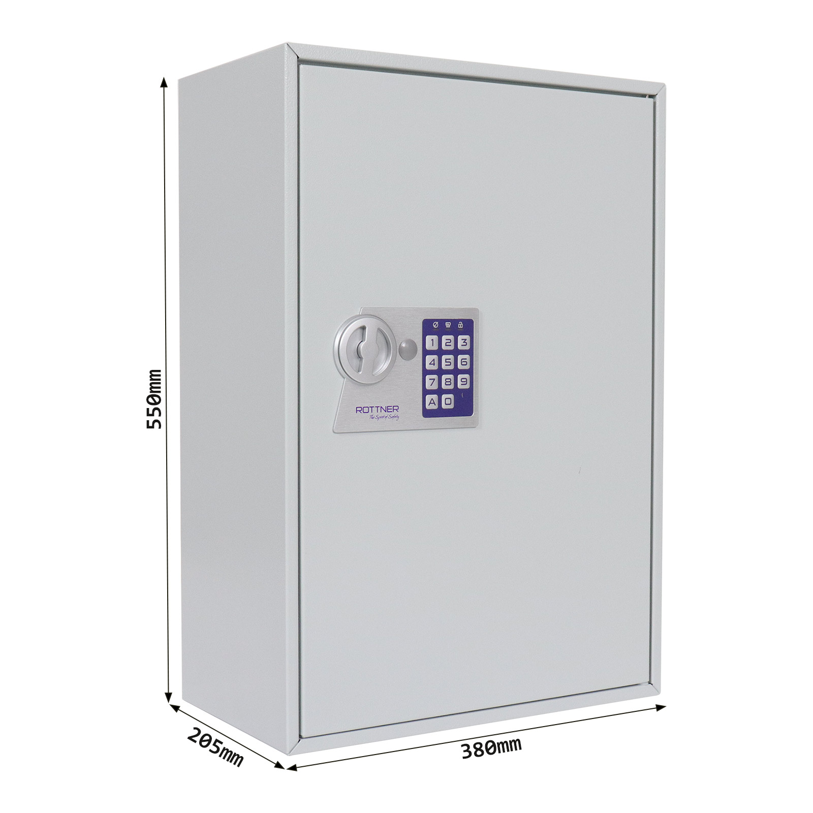 rottner-schluesselschrank-s300-el-lichtgrau-v3-t06025_abmessungen Rottner Schlüsselschrank S 300 Elektronikschloss