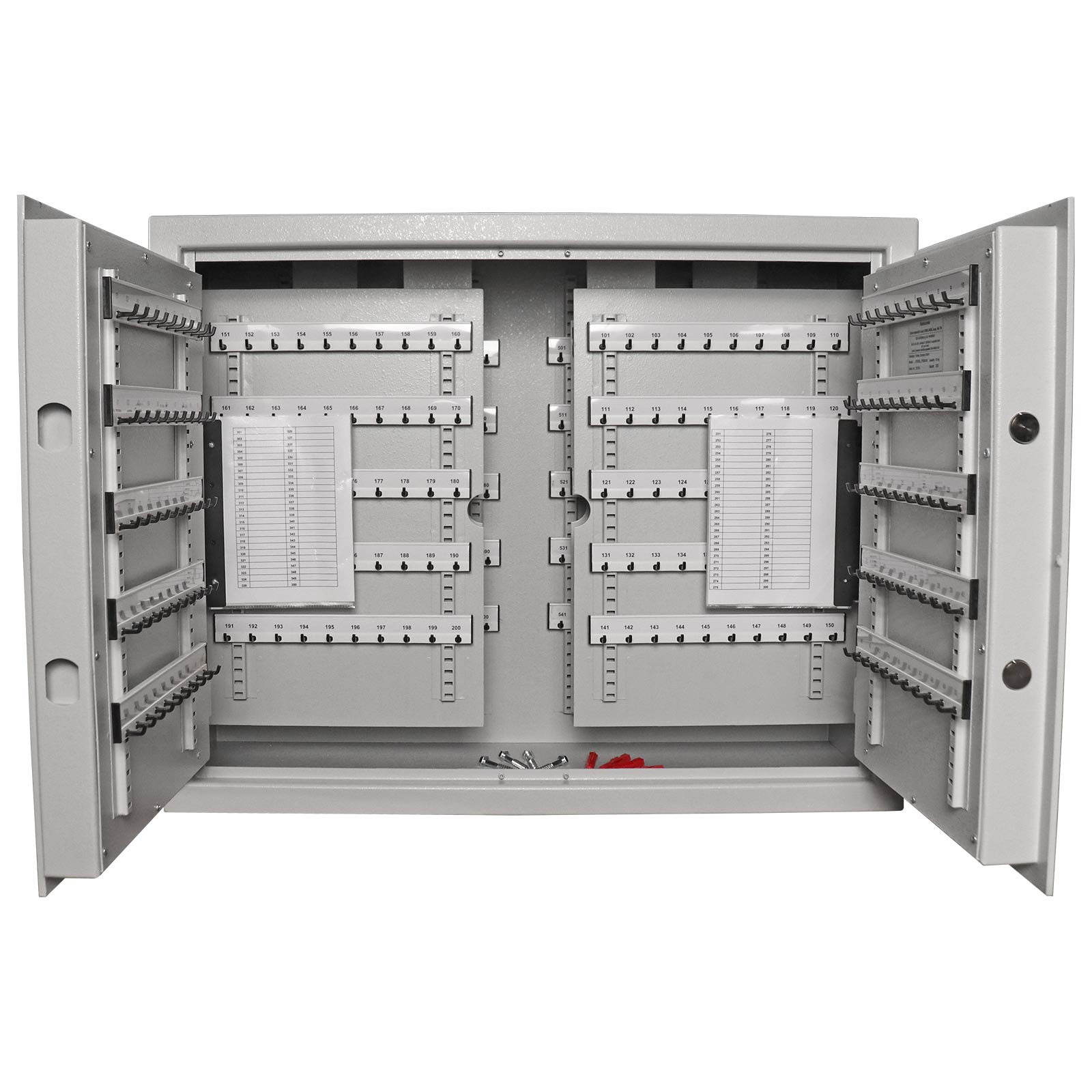 rottner-schluesseltresor-st-600-el-premium-t05159_offen Rottner Schlüsseltresor ST 600 Elektronikschloss Premium lichtgrau