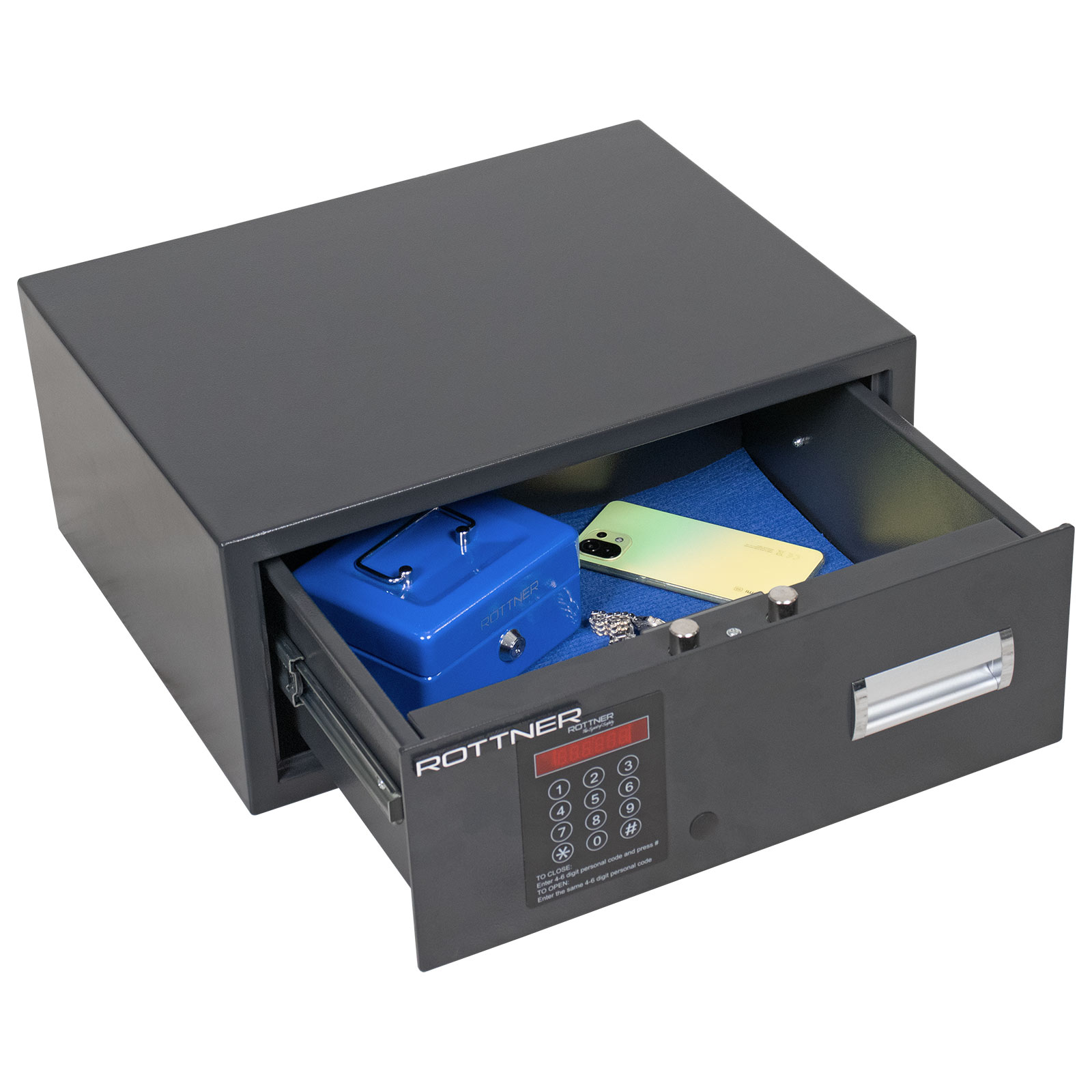 rottner-schubladentresor-motion-1-el-v2-t06152_inhalt Rottner Schubladentresor MOTION 1 Elektronikschloss anthrazit