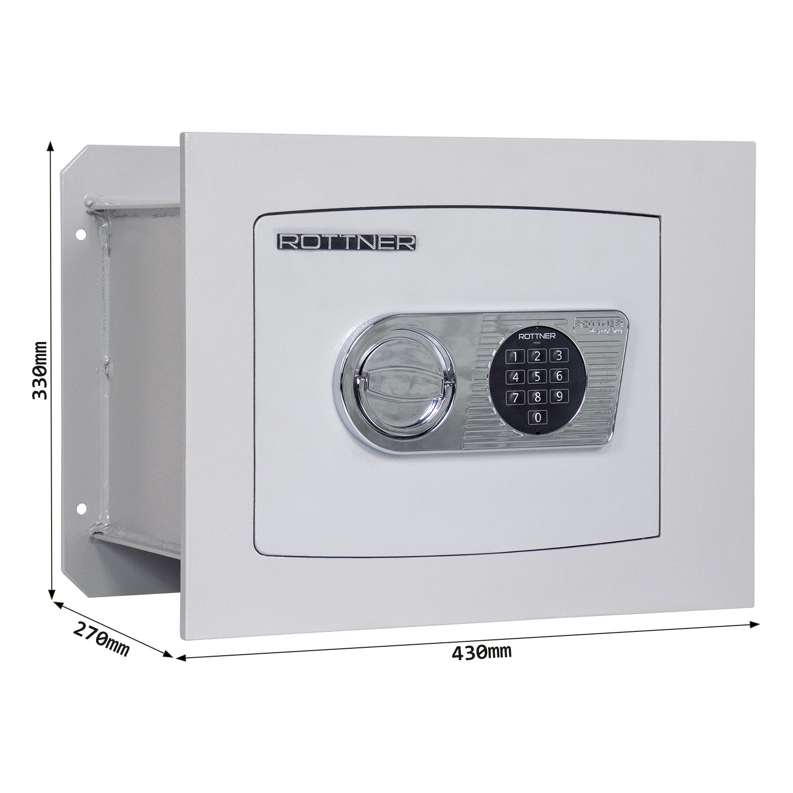 rottner-wandtresor-en1-delta-30-el-v2-t05808_abmessungen Rottner Wandtresor EN1 Delta 30 Elektronikschloss lichtgrau