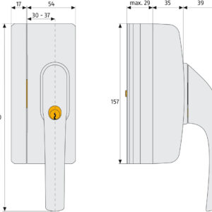 ABUS Fenster- Zusatzsicherung FO400N