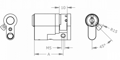 MCS-5.png EVVA MCS Halbzylinder inkl. 3 Schlüssel + SI-Karte