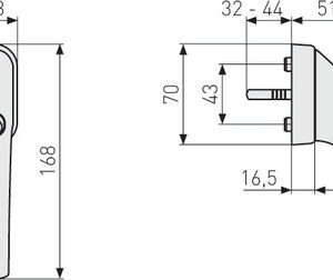 ABUS Abschließbarer Fenstergriff FG300