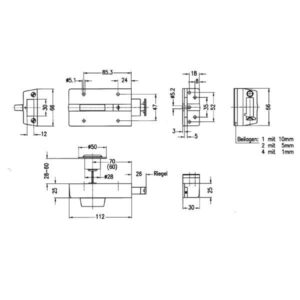 EVVA Sicherheits-Zusatzschloss K900
