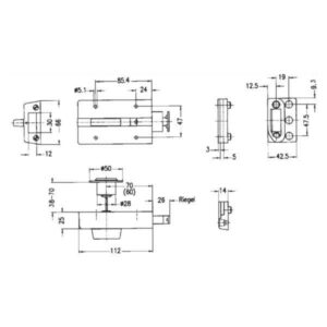 EVVA Sicherheits-Zusatzschloss K950