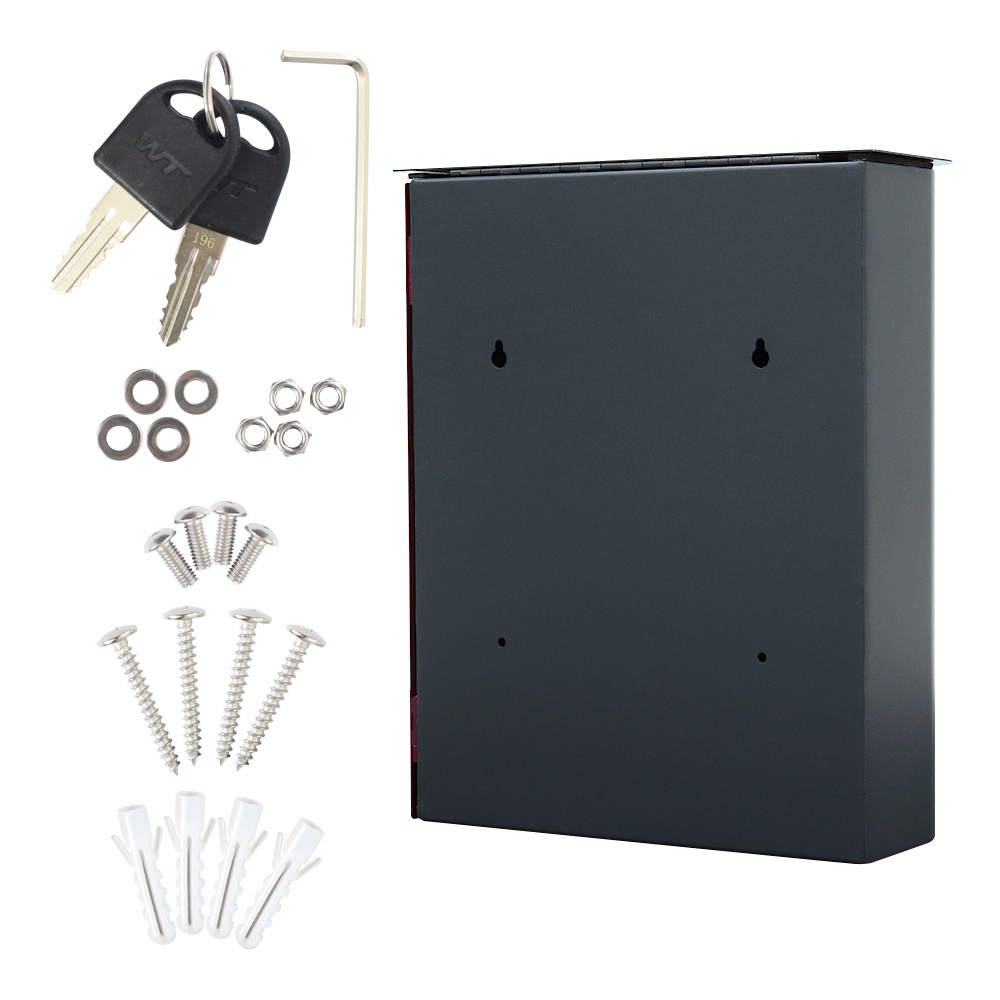 rottner-briefkasten-splashy-korpus-anthrazit-tuer-berry-s00314_zubehoer.jpeg Rottner Briefkasten Splashy anthrazit  berry