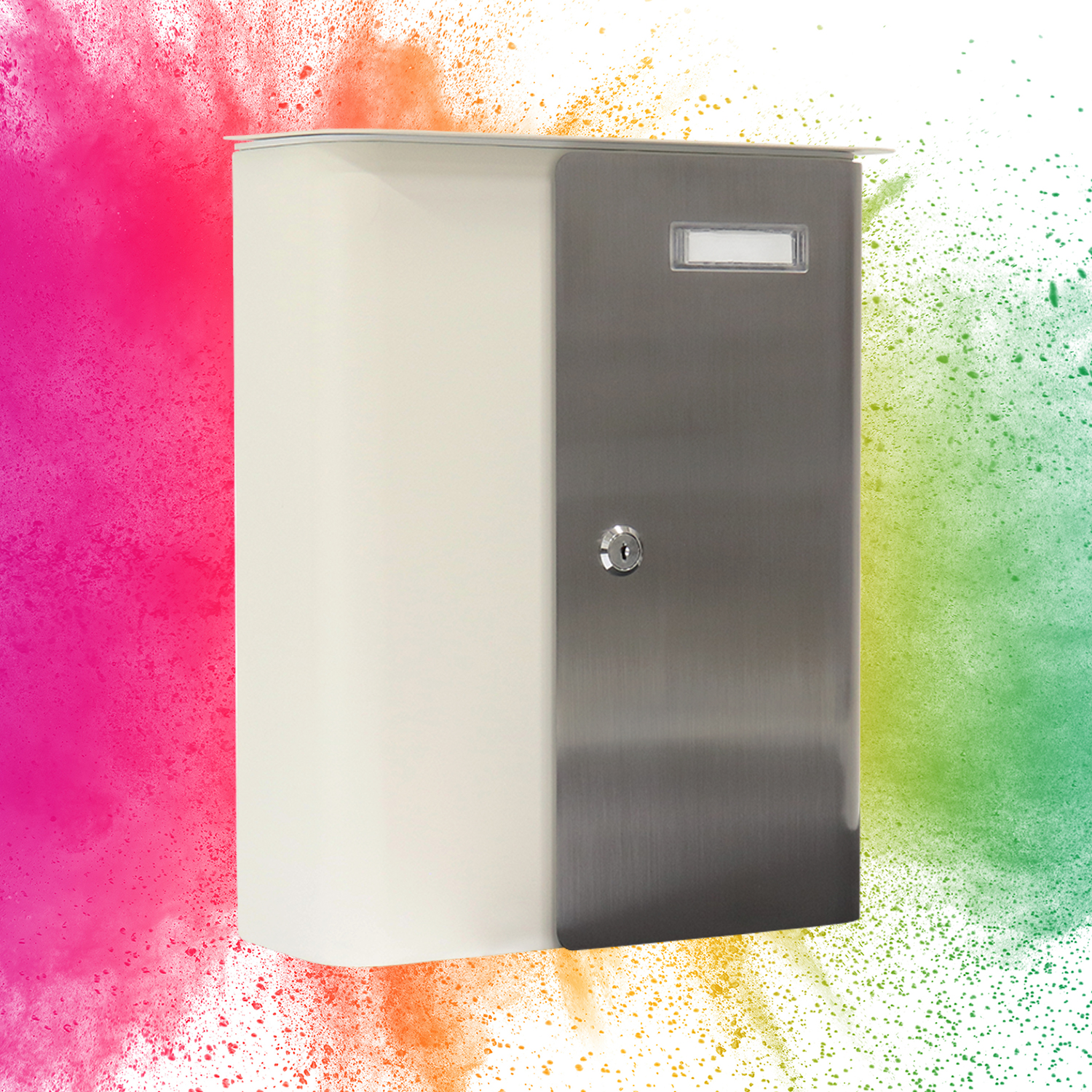 rottner-briefkasten-splashy-korpus-weiss-tuer-edelstahl-s00319_main.jpeg Rottner Briefkasten Splashy  weiß Edelstahl