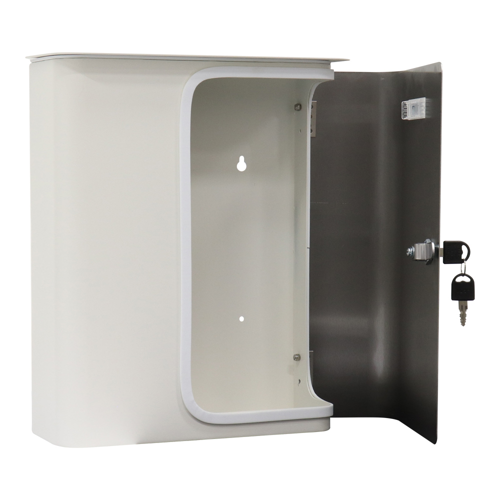 rottner-briefkasten-splashy-korpus-weiss-tuer-edelstahl-s00319_offen.jpeg Rottner Briefkasten Splashy  weiß Edelstahl