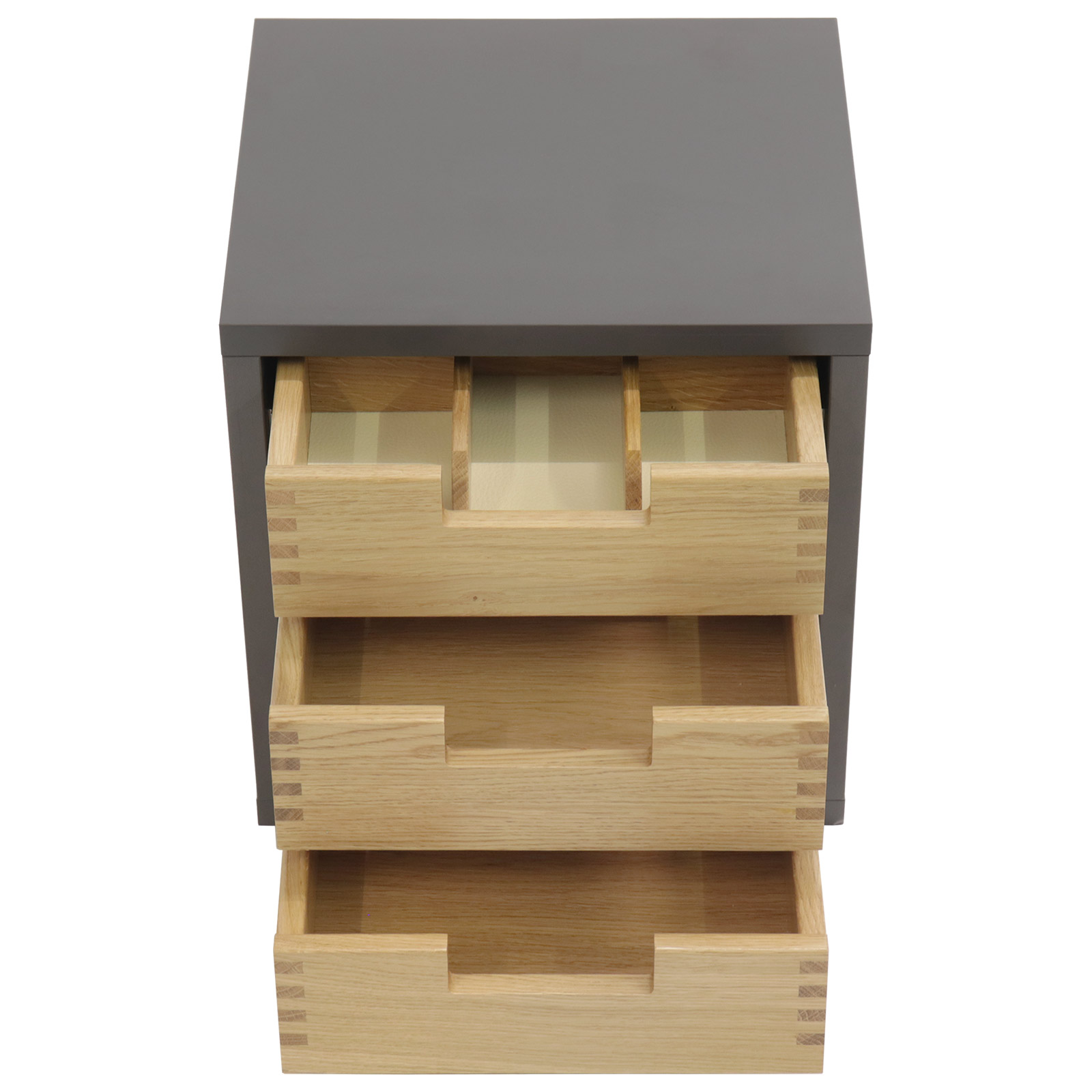 rottner-holzeinsatz-mit-3-laden-t06439_offen.jpeg Rottner Holzeinsatz mit 3 Laden  für Tresore