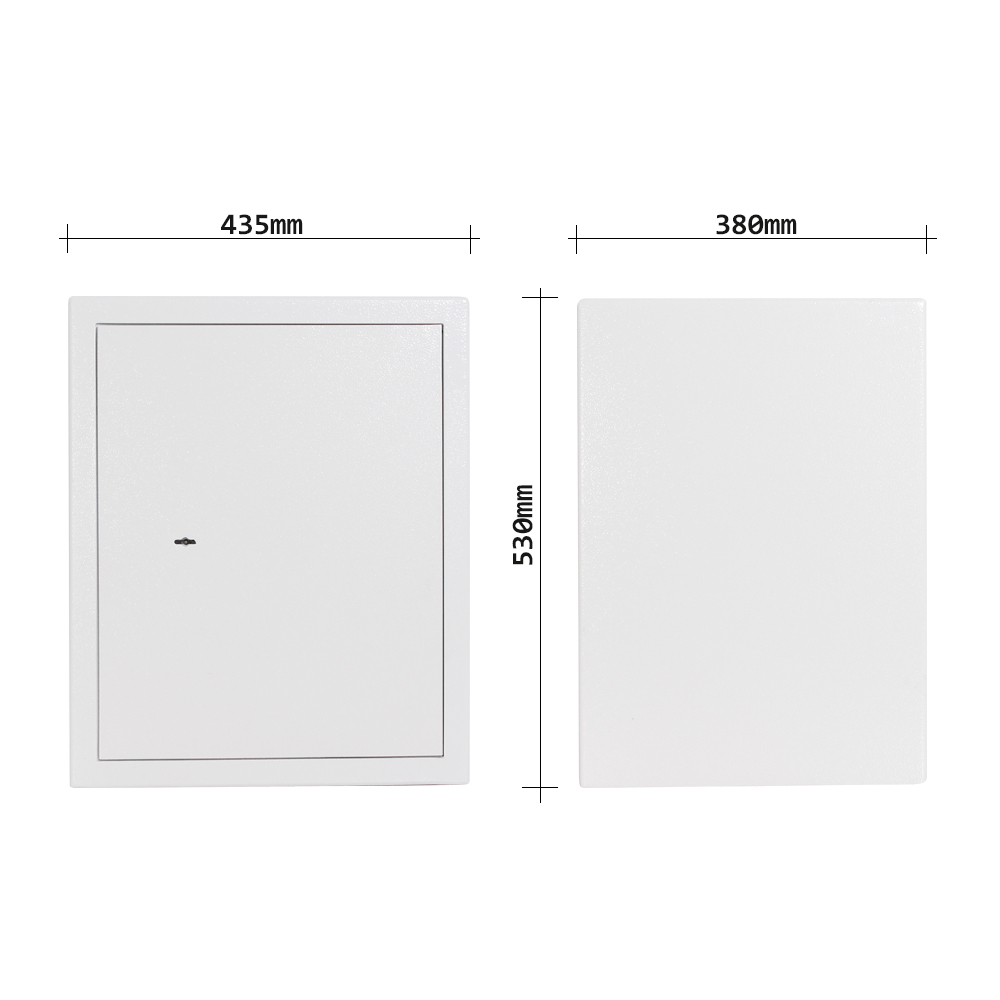 rottner-homestar-b500-moebeltresor-t06103_abmessungen.jpeg Rottner Möbeltresor HomeStar B500 Doppelbartschloss lichtgrau