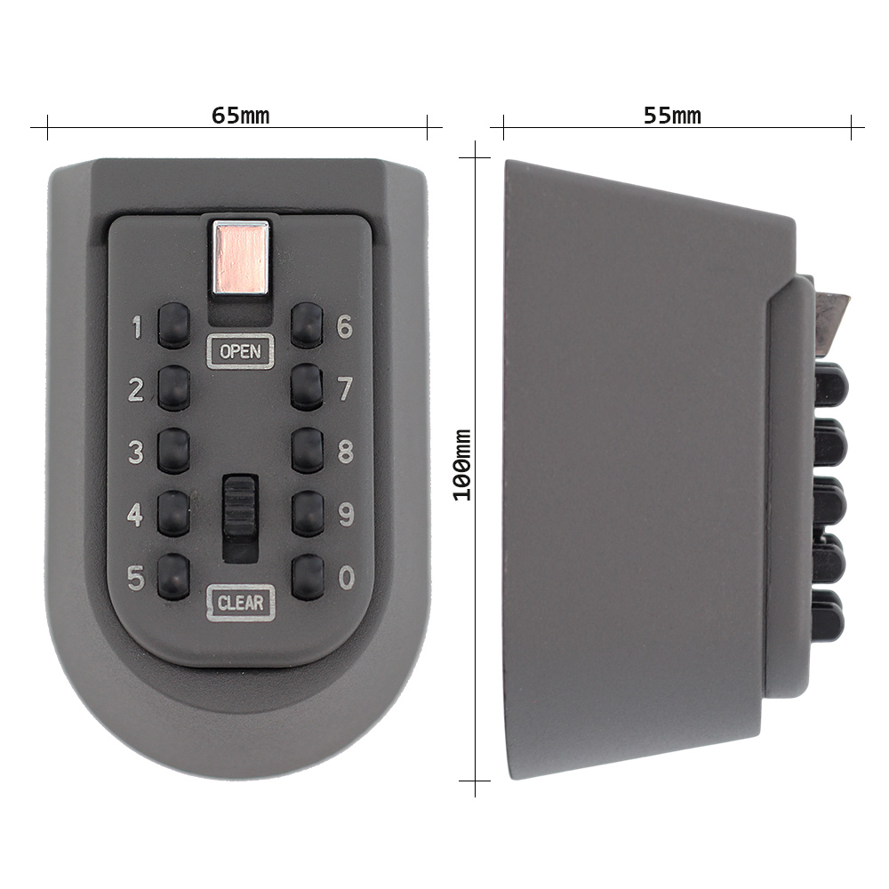 rottner-keykeeper-black-t04653_abmessungen.jpeg Rottner Schlüsseltresor Keykeeper Zahlenkombinationsschloss