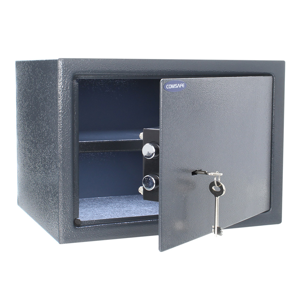 rottner-le-25-anthrazit-moebeltresor-t03139_offen.jpeg Rottner Möbeltresor Saturn LE 25 Anthrazit Doppelbartschloss