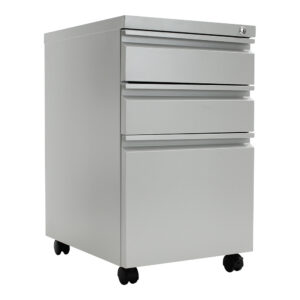 Rottner Rollcontainer Zylinderschloss lichtgrau