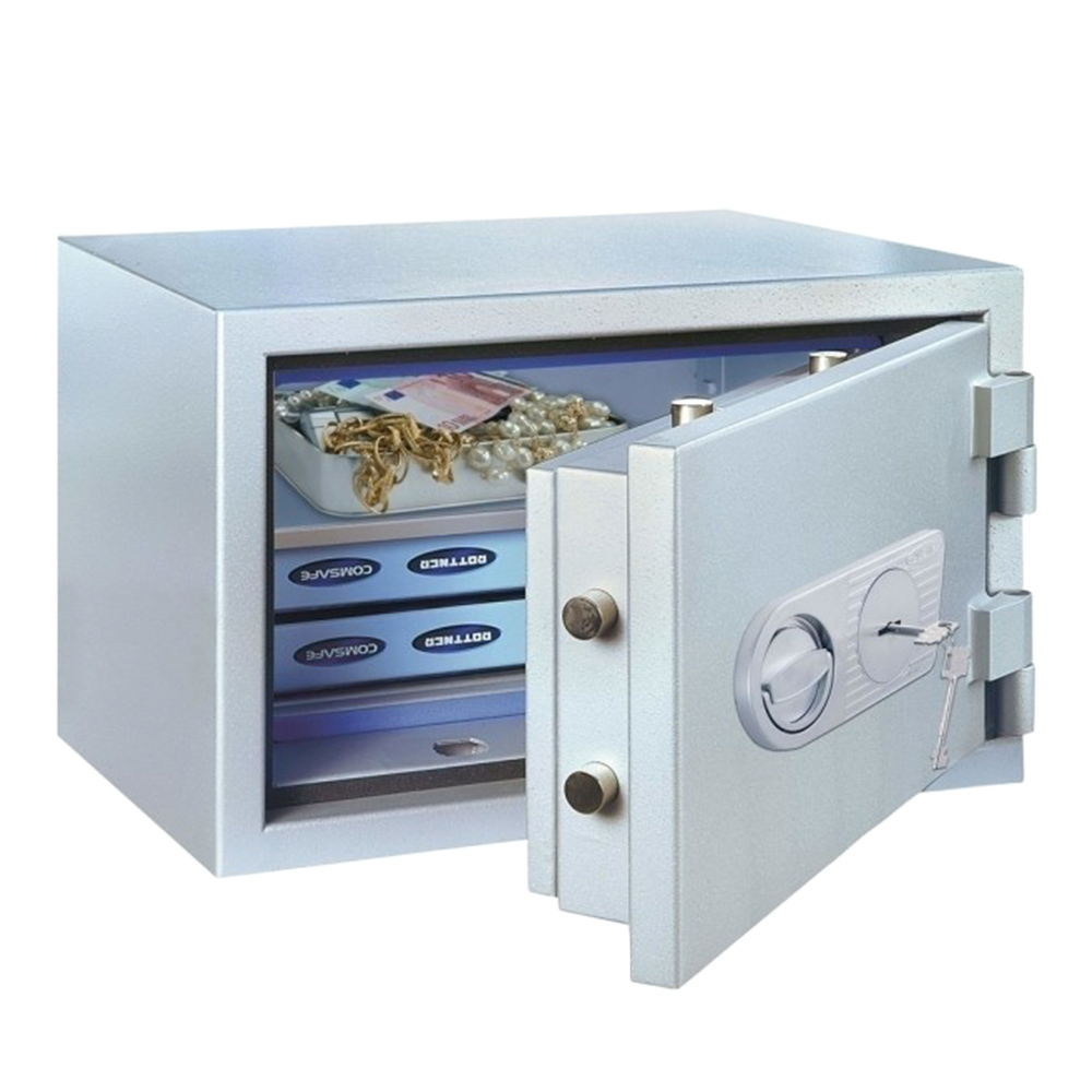 rottner-super-paper-40-premium-t04960_vs.jpeg Rottner feuersicherer Papiersicherungsschrank EN1 SuperPaper 40 Premium Doppelbartschloss aluminiumweiß