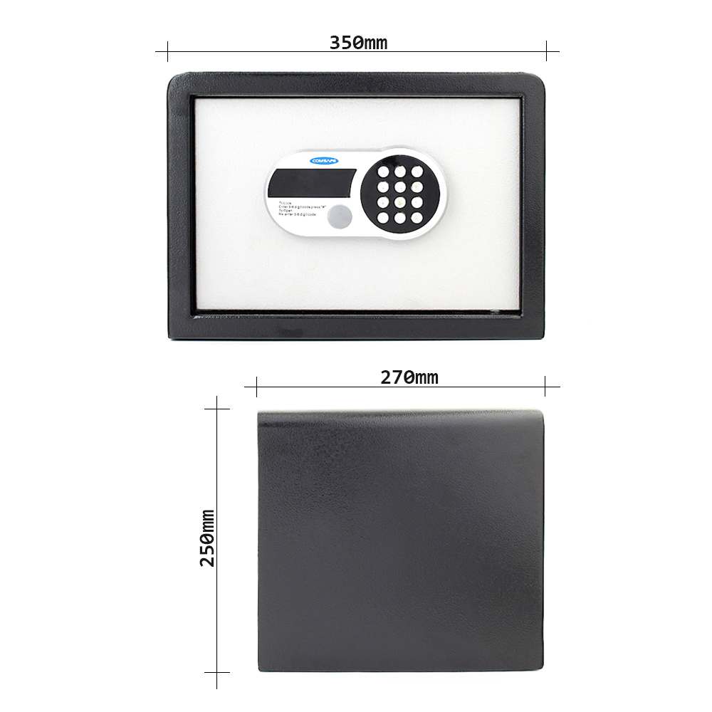 rottner-traveller-1-gleichschliessend-t06124_abmessungen.jpeg Rottner Hoteltresor Traveller 1 Elektronikschloss Notschlüssel gleichschließend