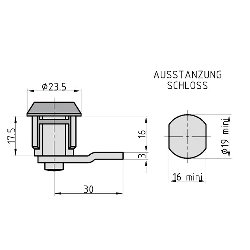 Basi Hebelschloss HS 326