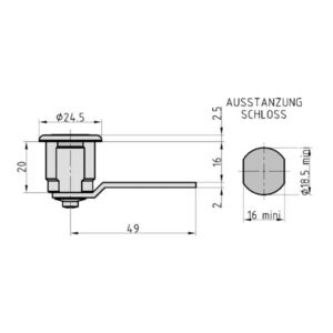 Basi Hebelschloss HS 347