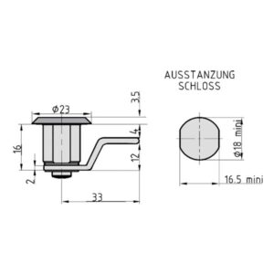 BASI Hebelschloss HS 354