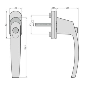 Basi Fenstergriff FG 514