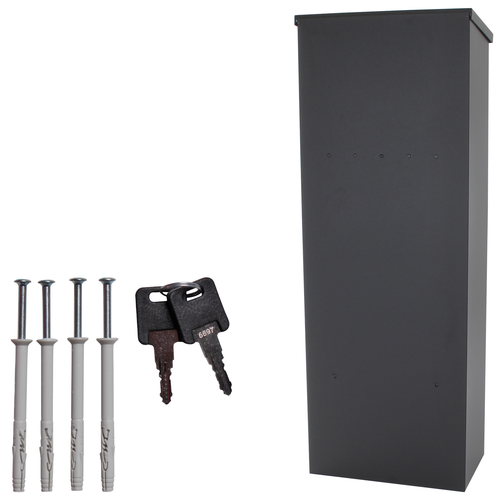 rottner-parcel-keeper-1000-black-t05781_zubehoer1 Rottner Stand Paketbriefkasten Parcel Keeper 1000 schwarz