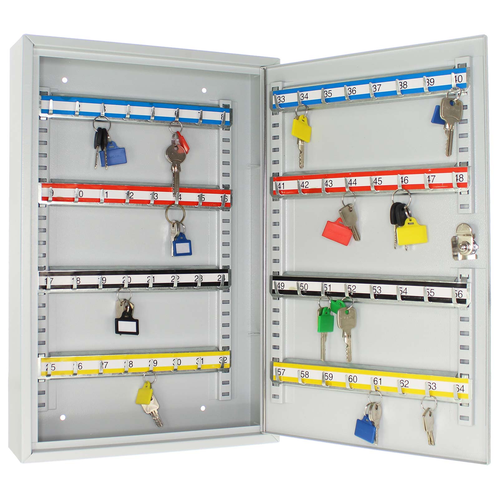 rottner-s64-7035-schluesselschrank-t01535_inhalt Rottner Schlüsselschrank eintürig S 64 Zylinderschloss