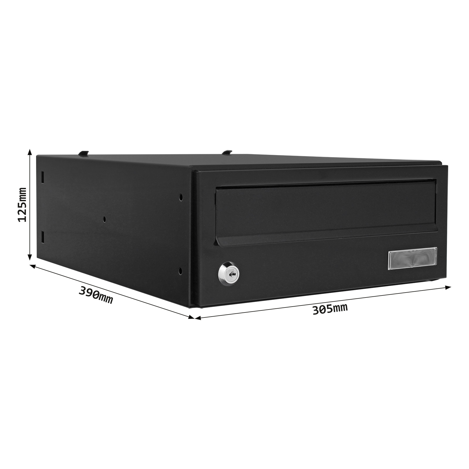 rottner-elmmz-hausbrieffachanlage-zylinder-black-t05830_abmessungen1 Rottner Briefkasten Modul ELM MZ BLACK