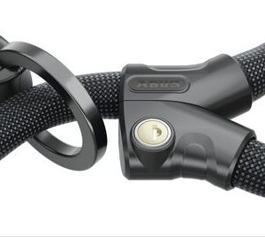 1806/110 Black Infinity Loop - Fahrradschloss / Kettenschloss Infinity Loop 1806 mit Double-Loop-Funktion