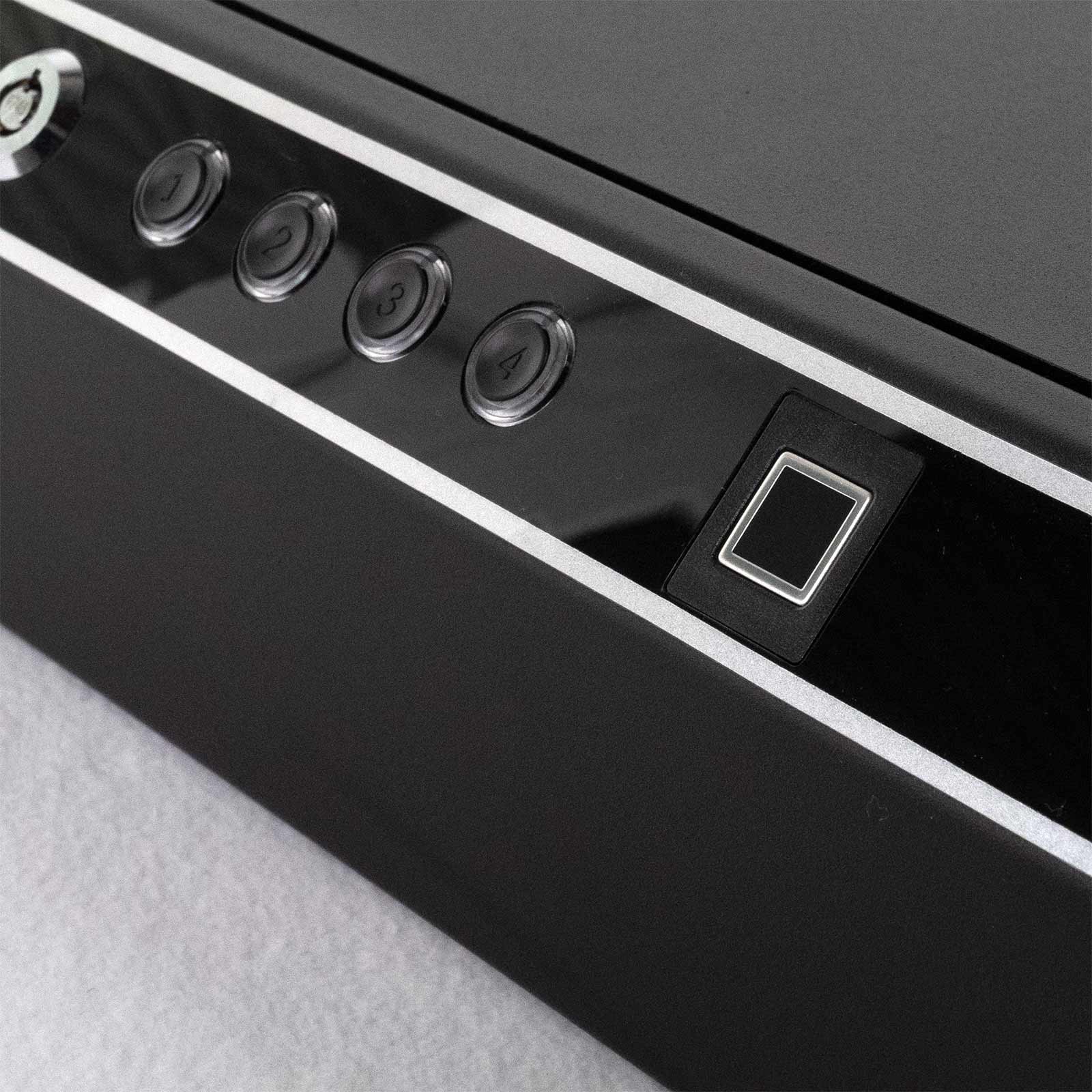 rottner-pistolenkassette-schutzbox-gunmaster-xl-v2-t06182_detail-bedienleiste Rottner Pistolenkassette Schutzbox Gunmaster XL Fingerprintschloss schwarz