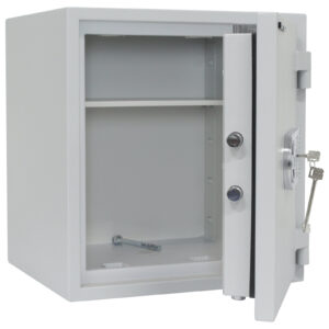 Rottner Wertschutzschrank EN1 Opal Fire OPD-55 Doppelbartschloss lichtgrau